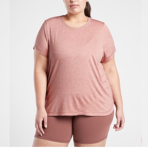 Athleta Uptempo Tee shirt short sleeve preloved size 3X - Picture 1 of 7